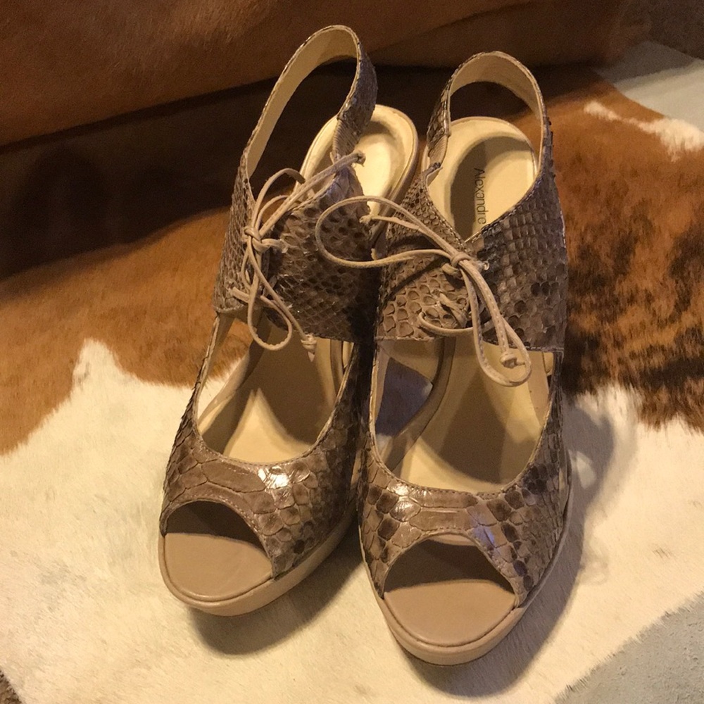 Alexandre Birman Python Sandals (9) - image 3